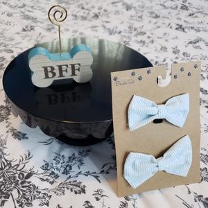 Pet Picture Holder and Bow Ties Set